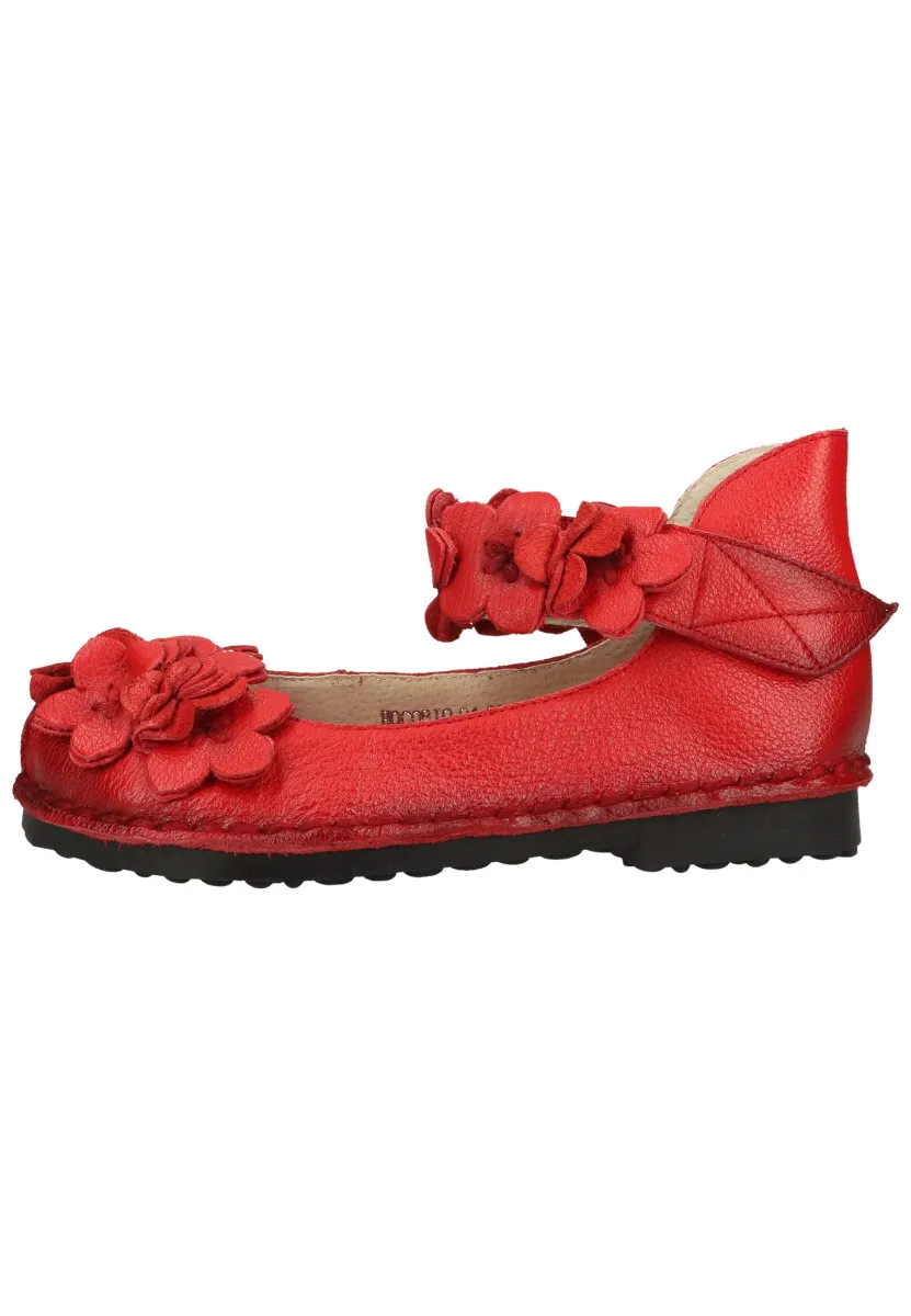 Riemchenballerina - rouge