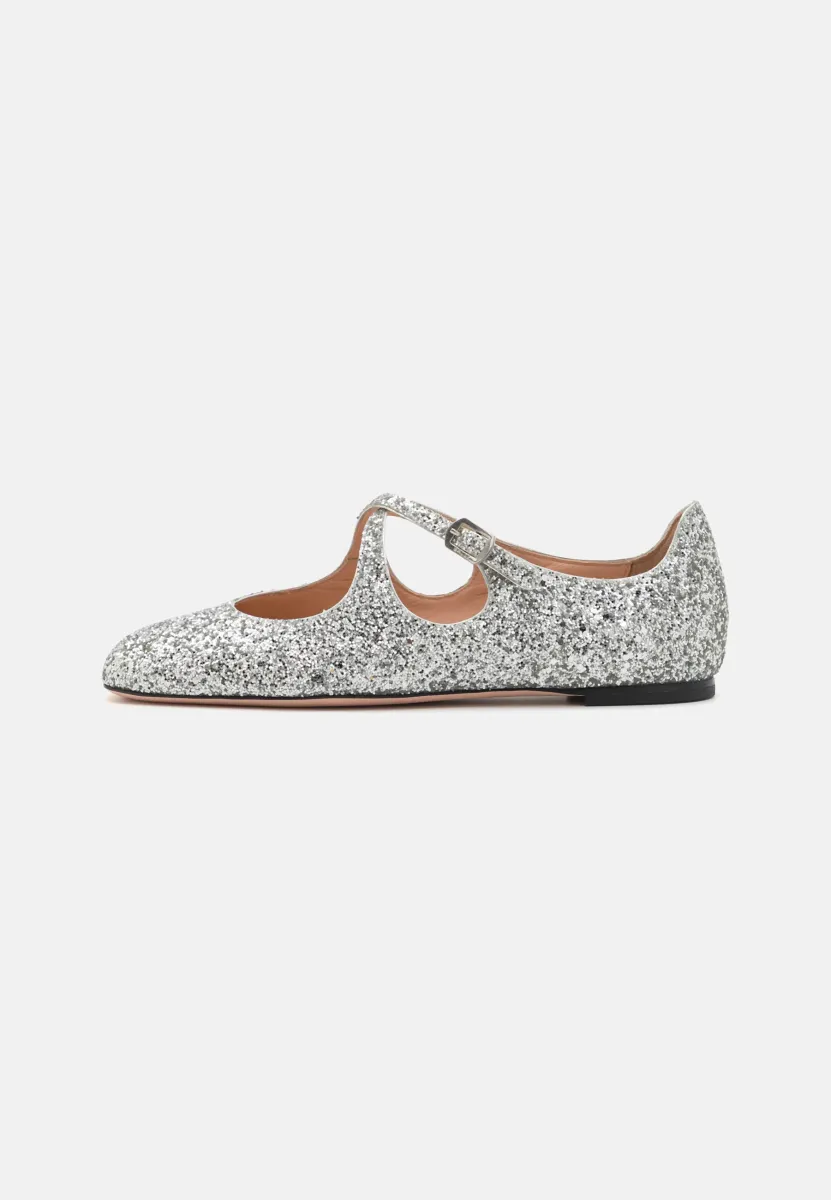 Riemchenballerina - silver
