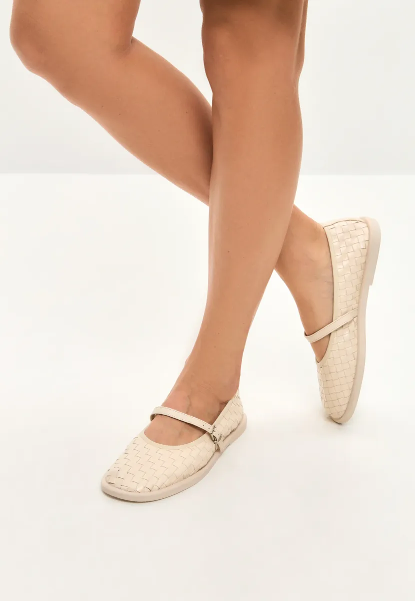 Riemchenballerina - white