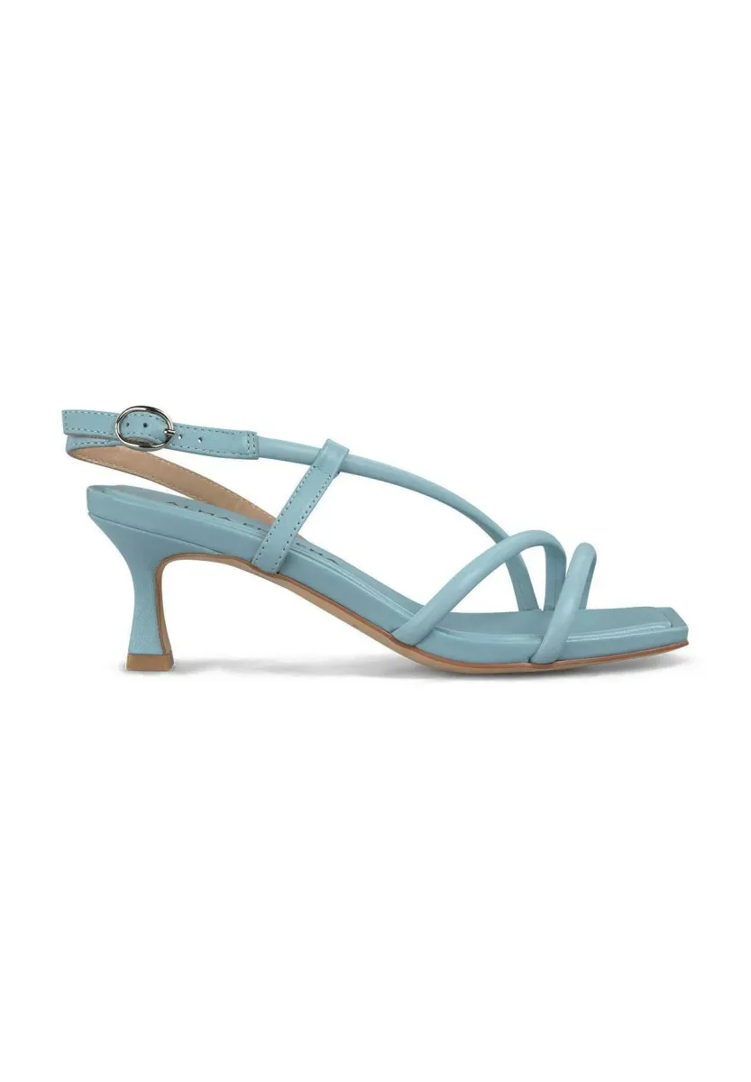 Riemensandalette - azul jaspeado