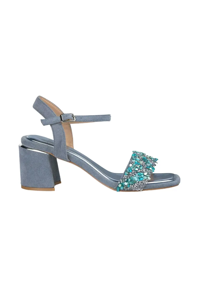 Riemensandalette - azul