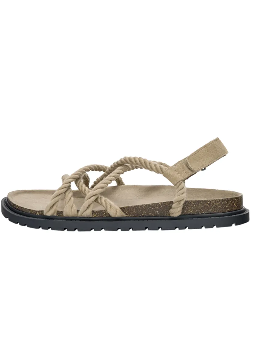 Riemensandalette - beige
