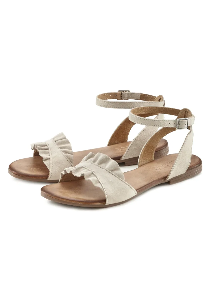 Riemensandalette - beige
