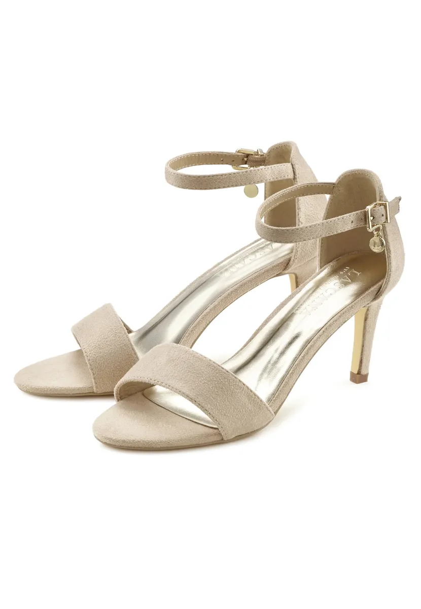 Riemensandalette - beige