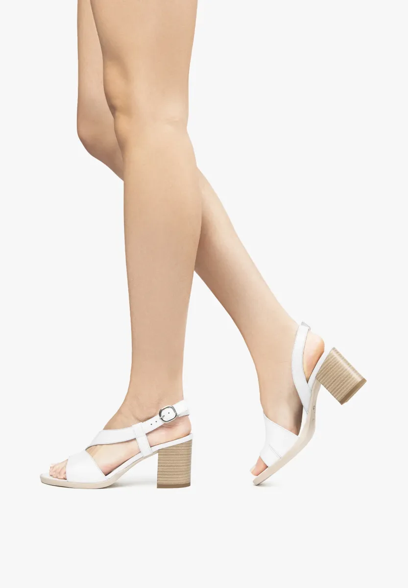 Riemensandalette - bianco
