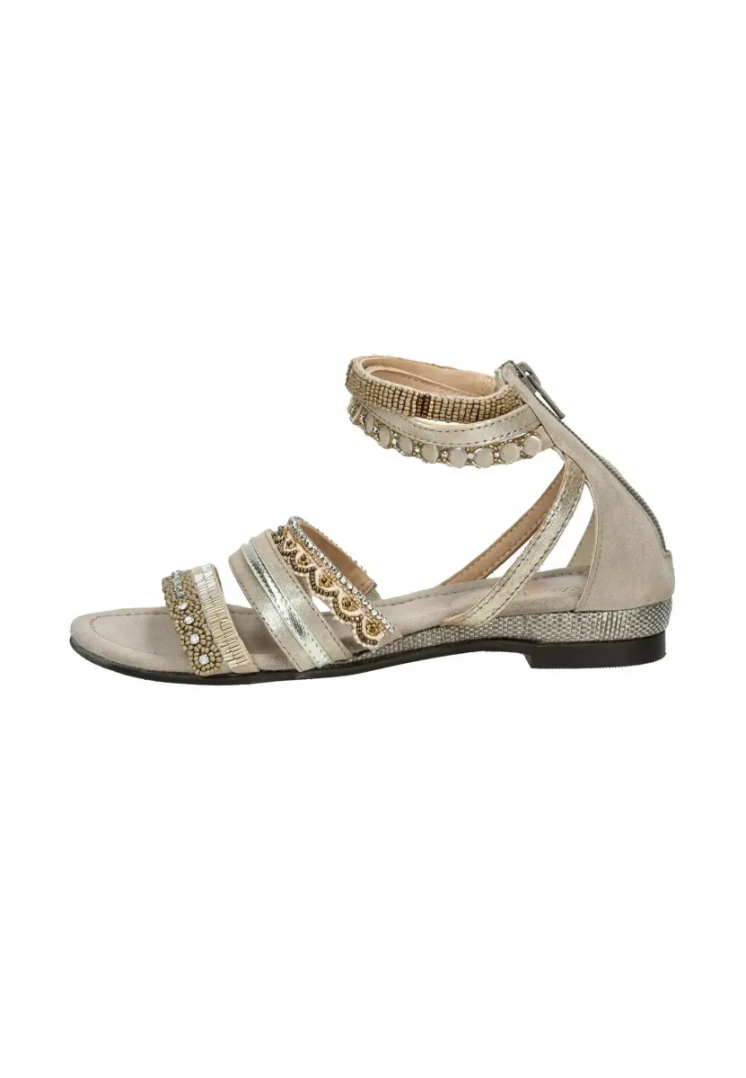 Riemensandalette - biscuit