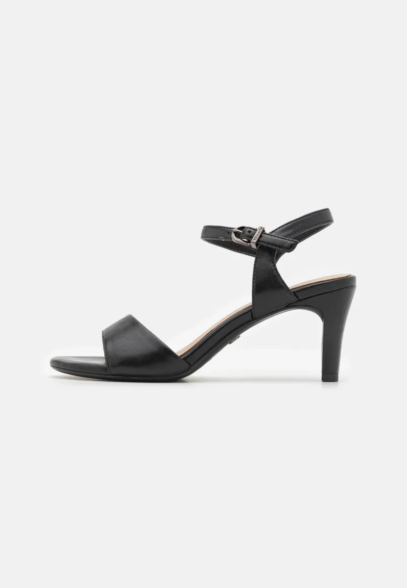 Riemensandalette - black matt