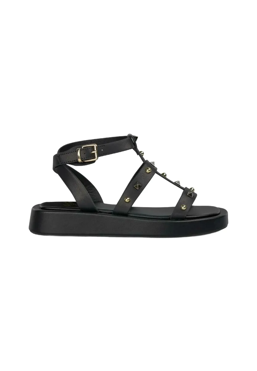 Riemensandalette - black