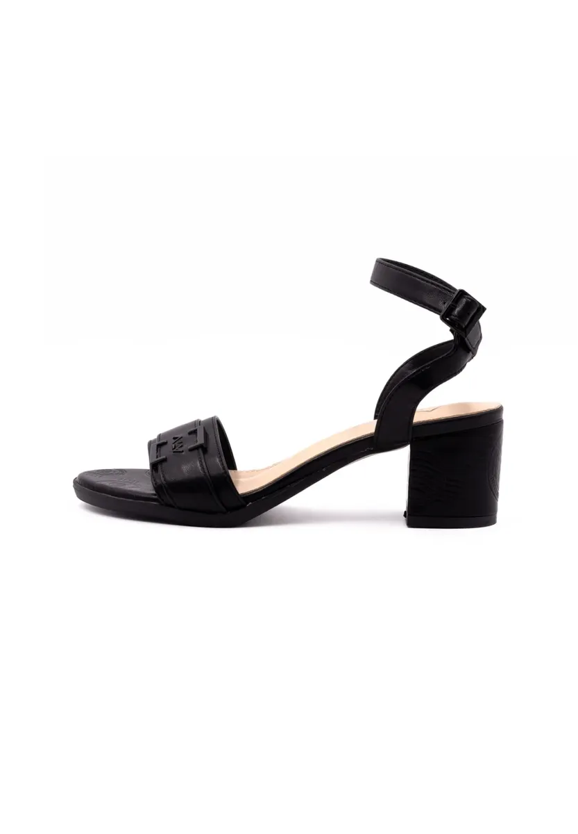 Riemensandalette - black