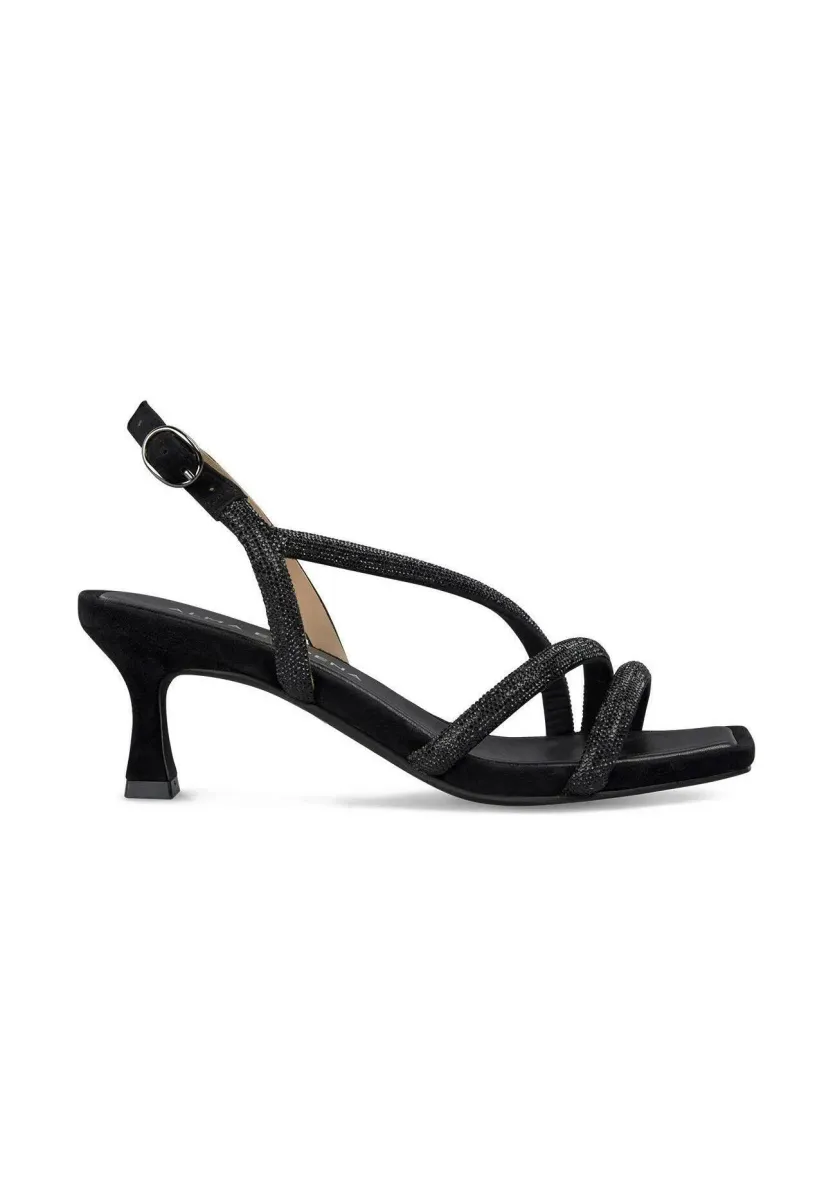 Riemensandalette - black