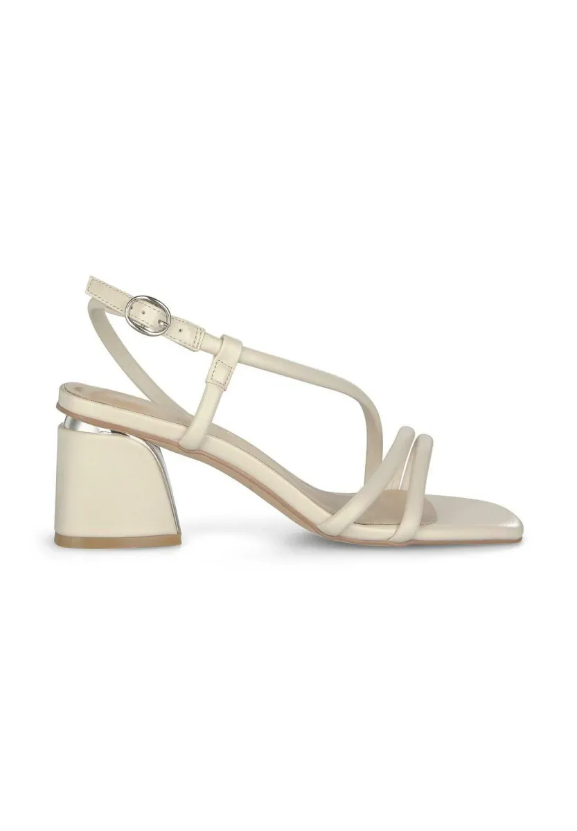 Riemensandalette - blanco