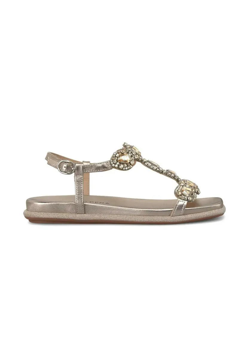 Riemensandalette - bronce