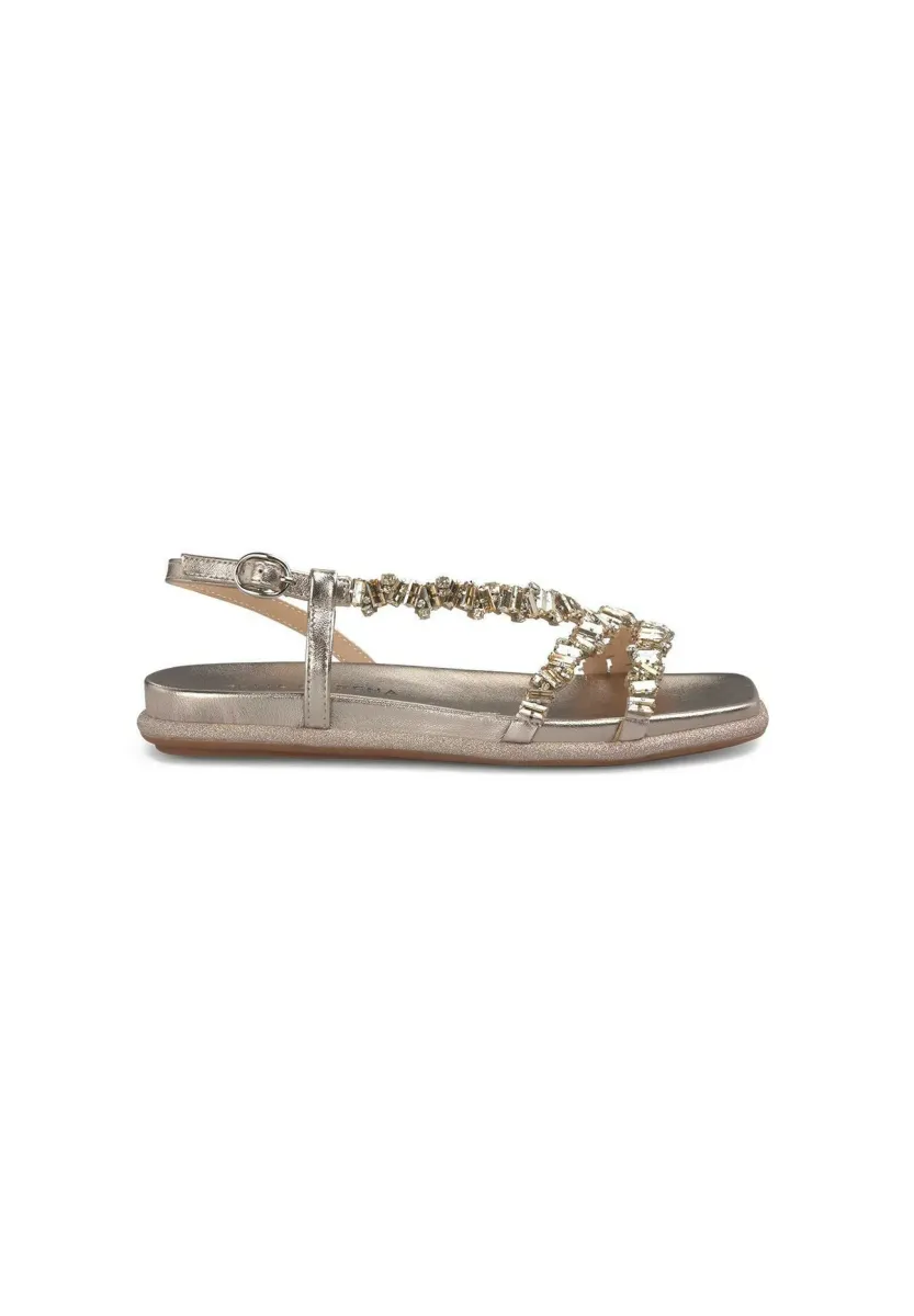 Riemensandalette - bronce