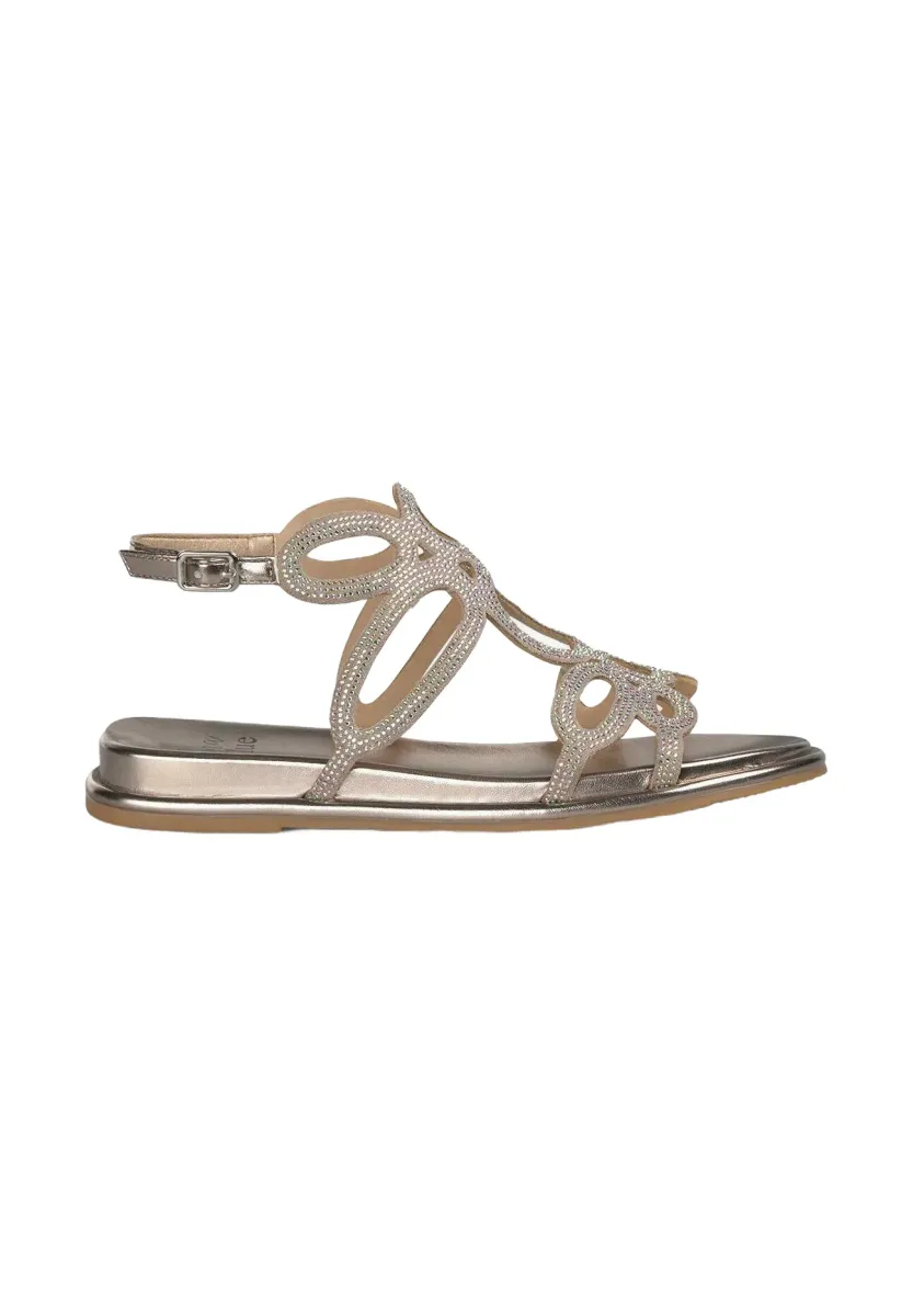 Riemensandalette - bronce