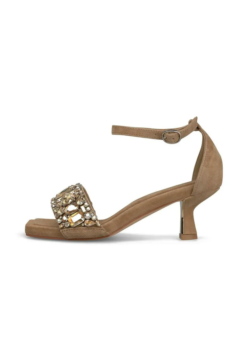 Riemensandalette - Camel