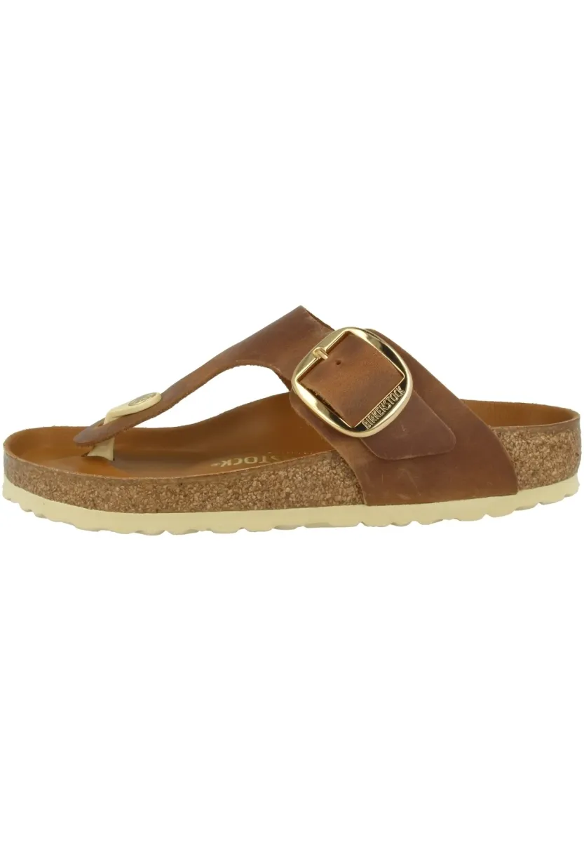 Riemensandalette - cognac