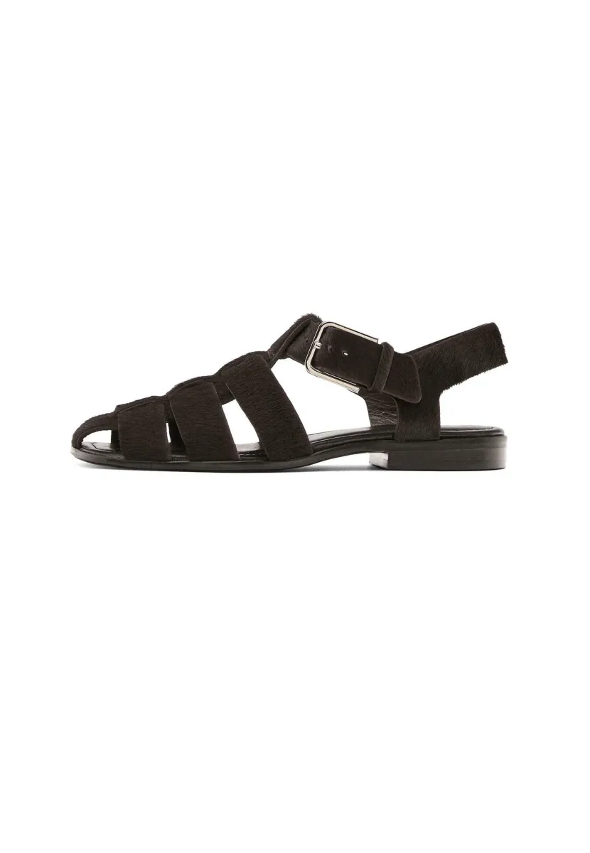 Riemensandalette - dark brown