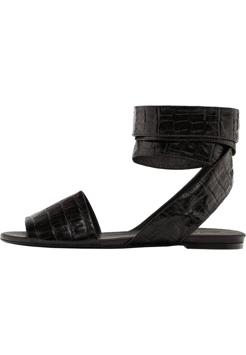 Riemensandalette - dark brown