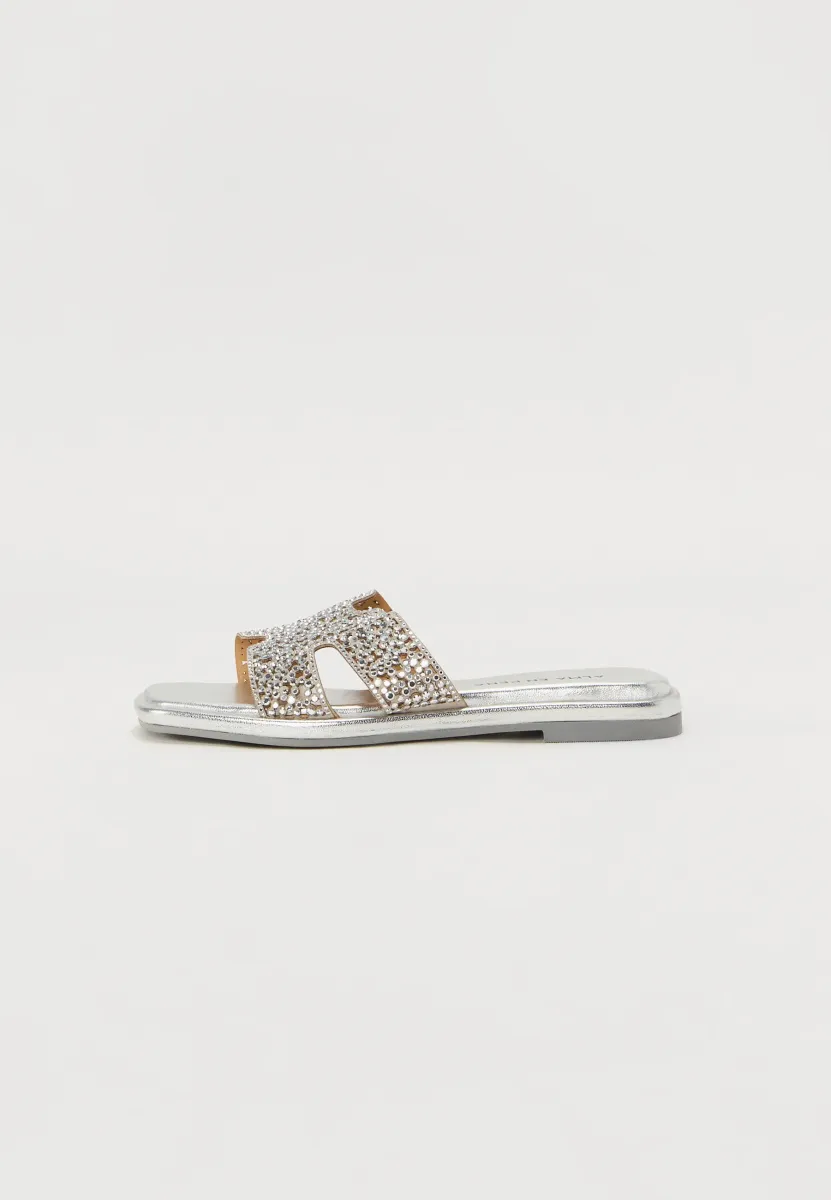 Riemensandalette - diva silver