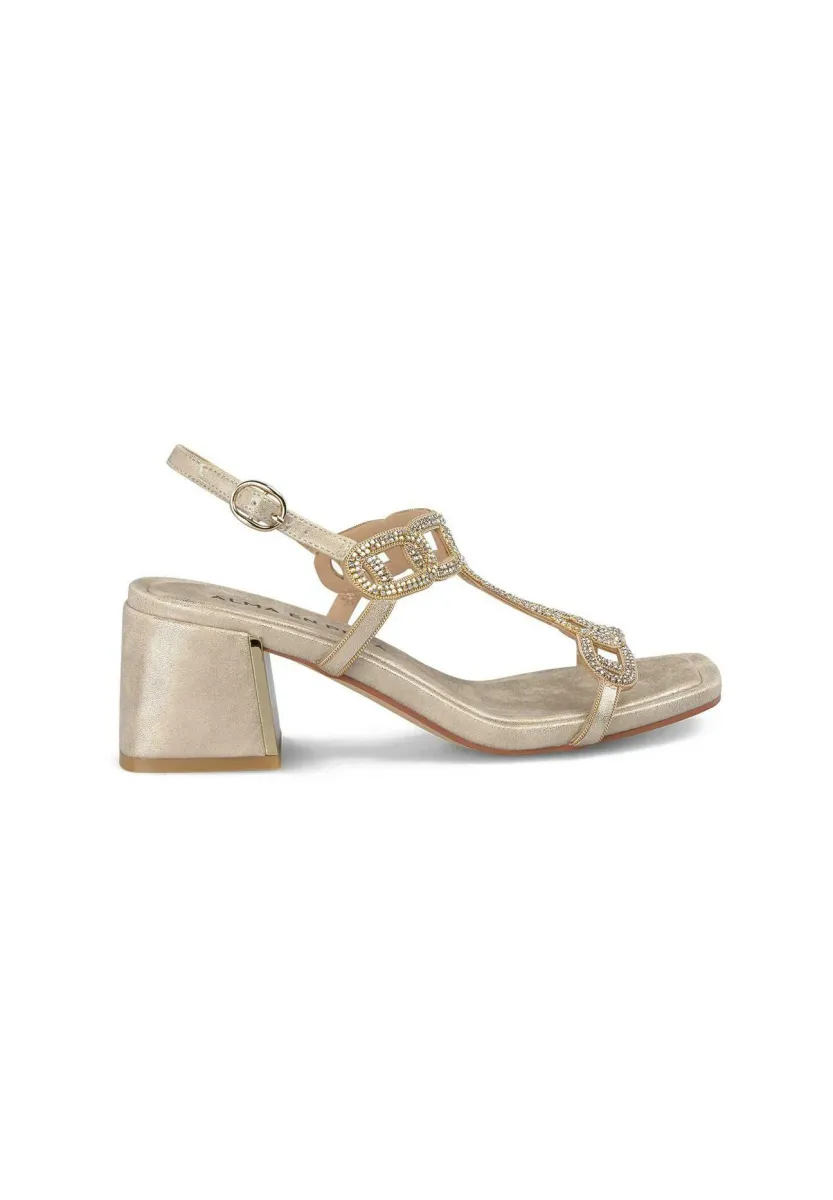 Riemensandalette - dorado