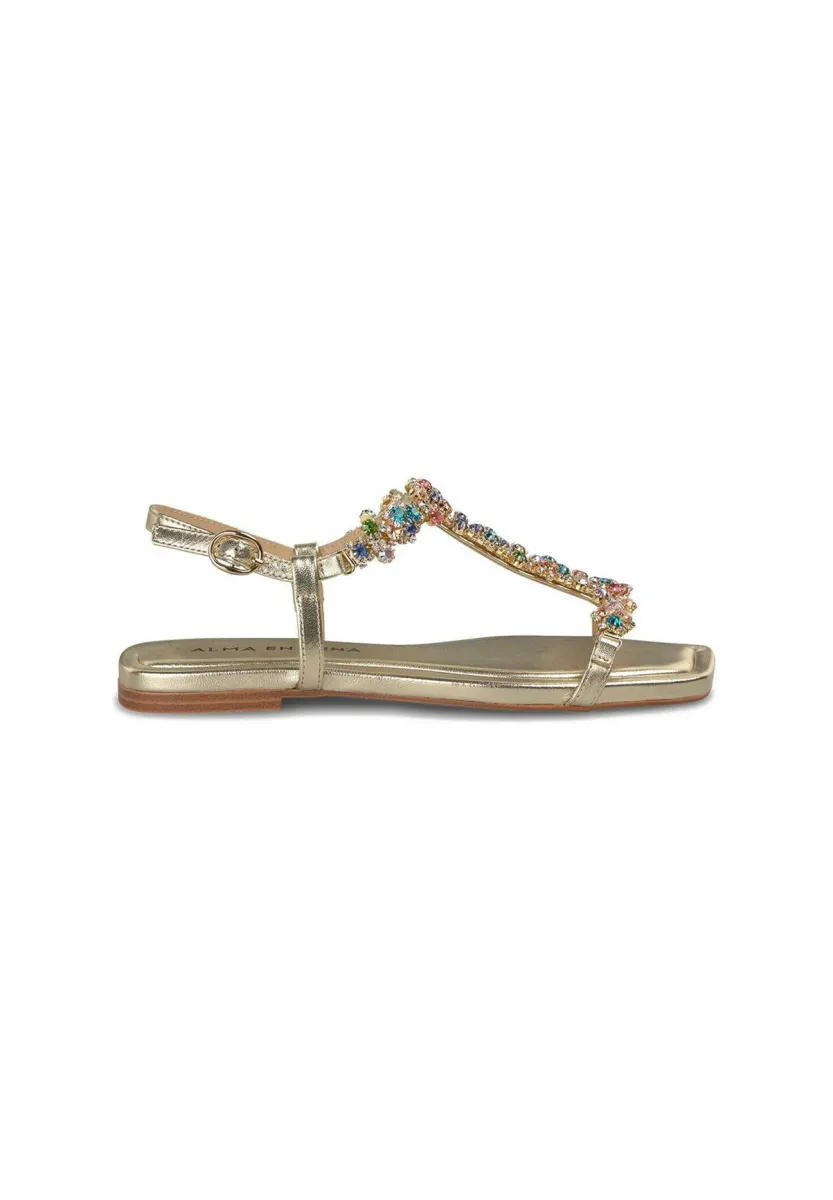 Riemensandalette - dorado