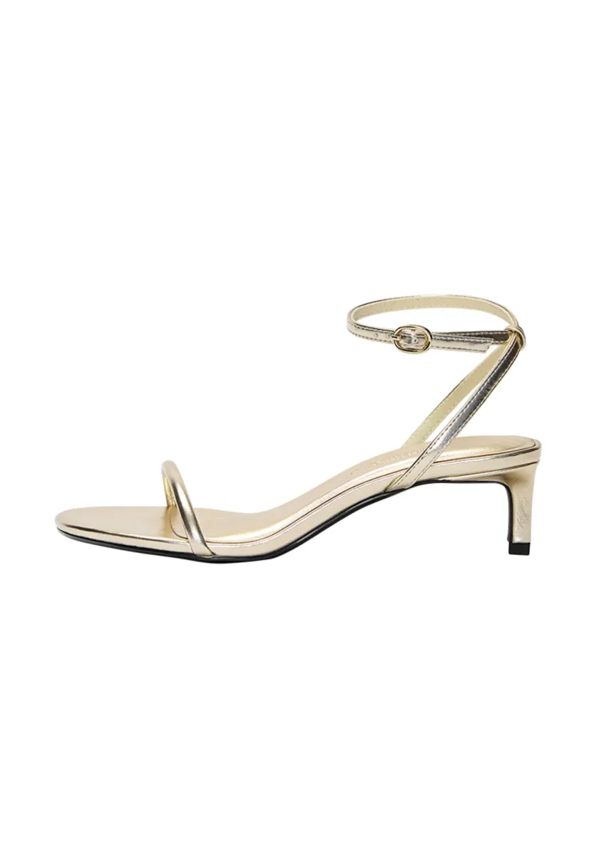 Riemensandalette - gold coloured