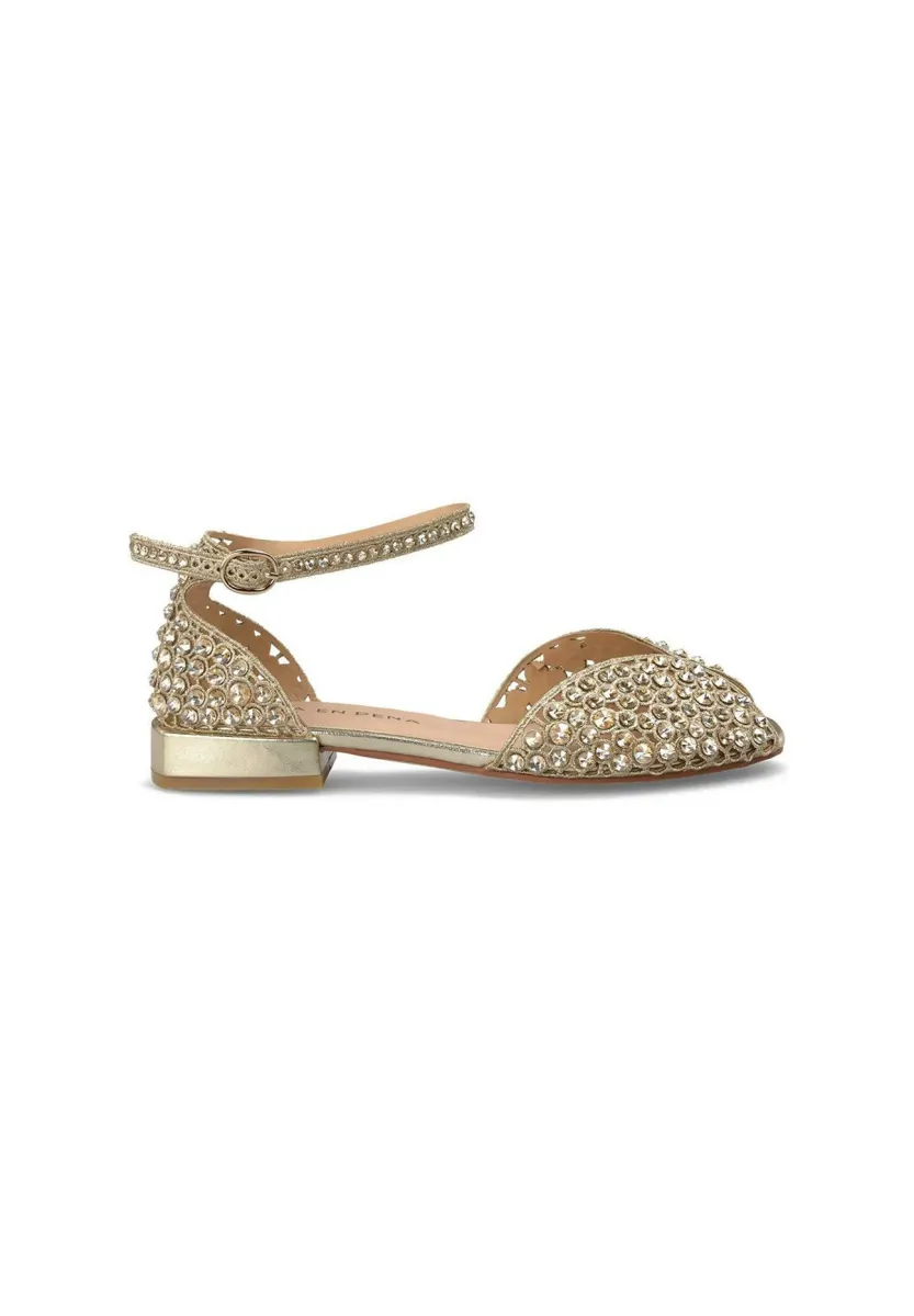 Riemensandalette - gold