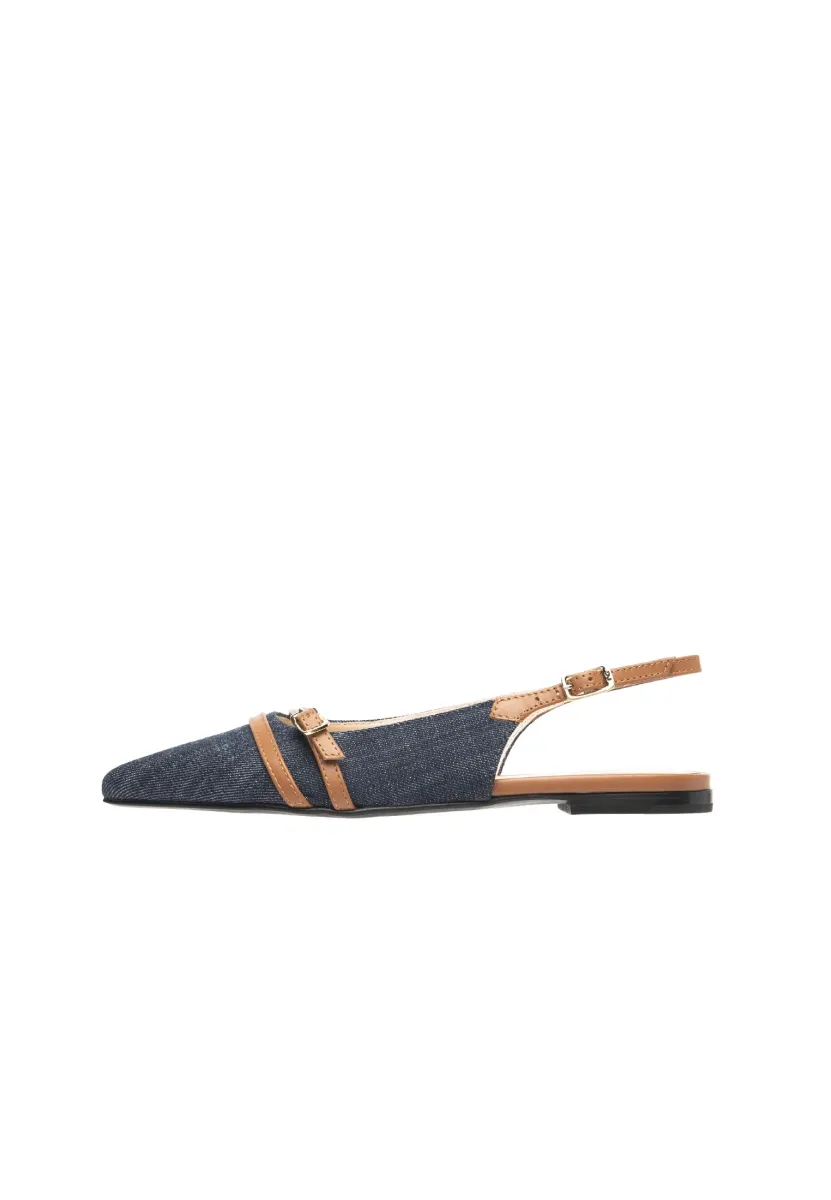 Riemensandalette - jeans