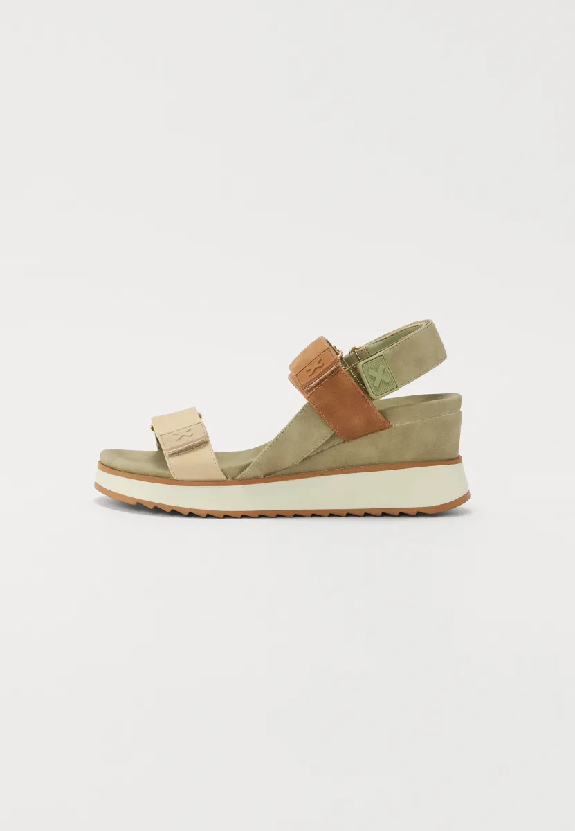 Riemensandalette - kakhi