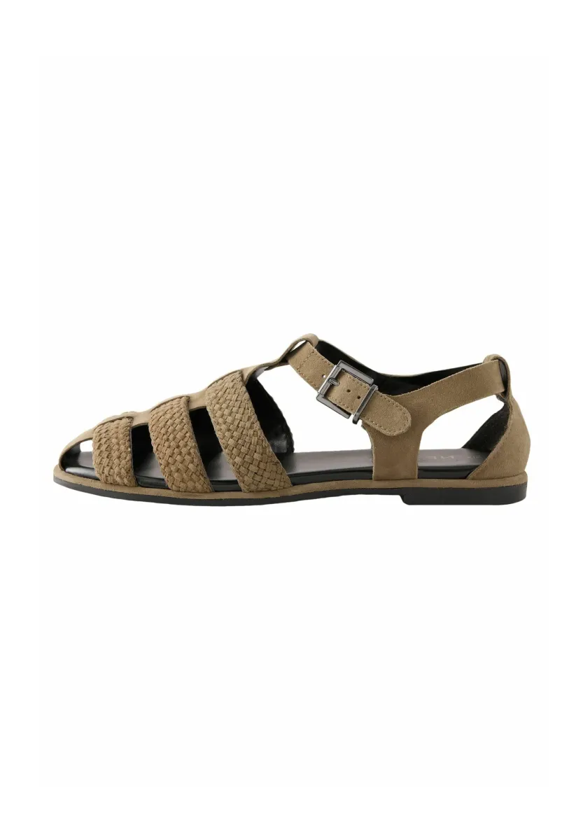 Riemensandalette - khaki green