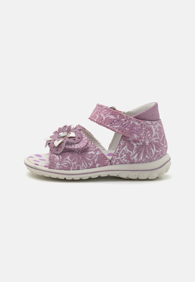 Riemensandalette - lilla/barbi