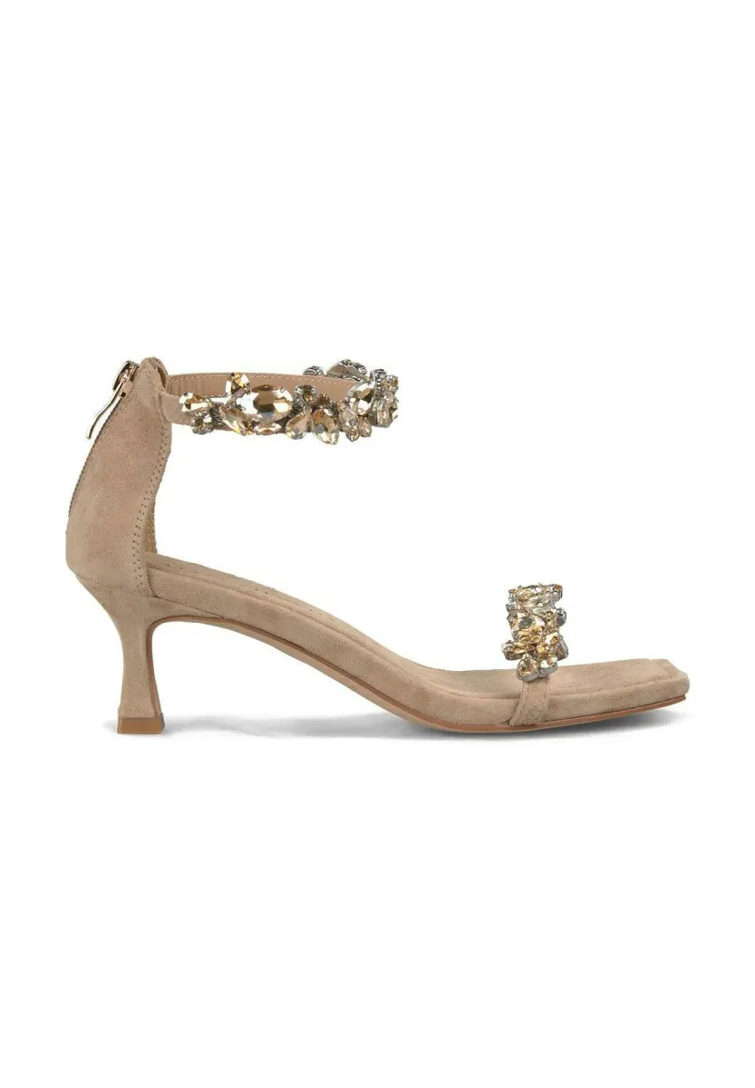 Riemensandalette - marrón claro