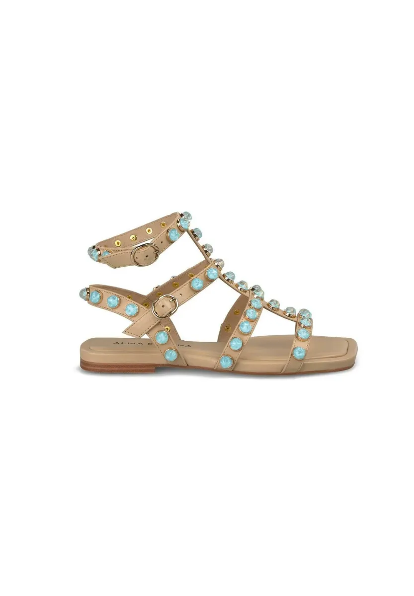Riemensandalette - marrón claro