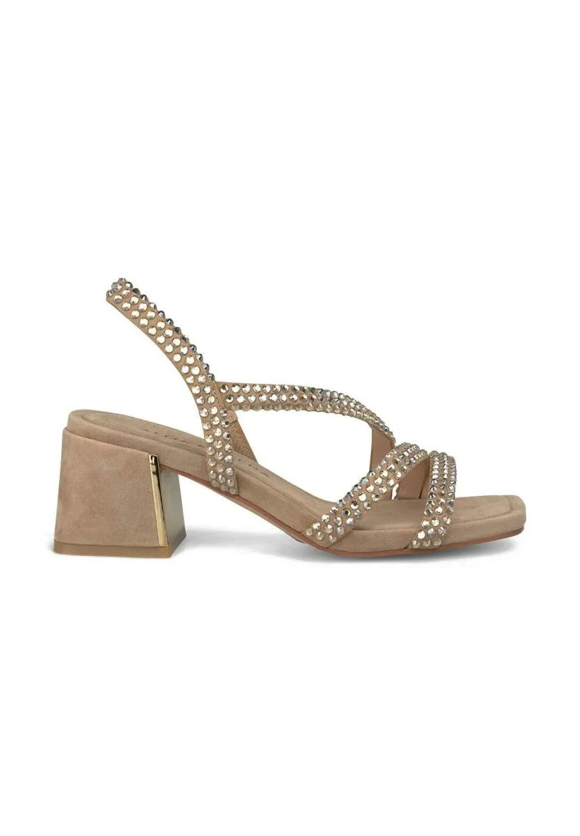 Riemensandalette - marrón claro