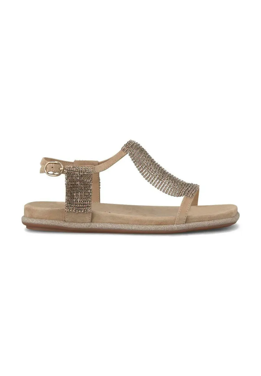 Riemensandalette - marrón claro