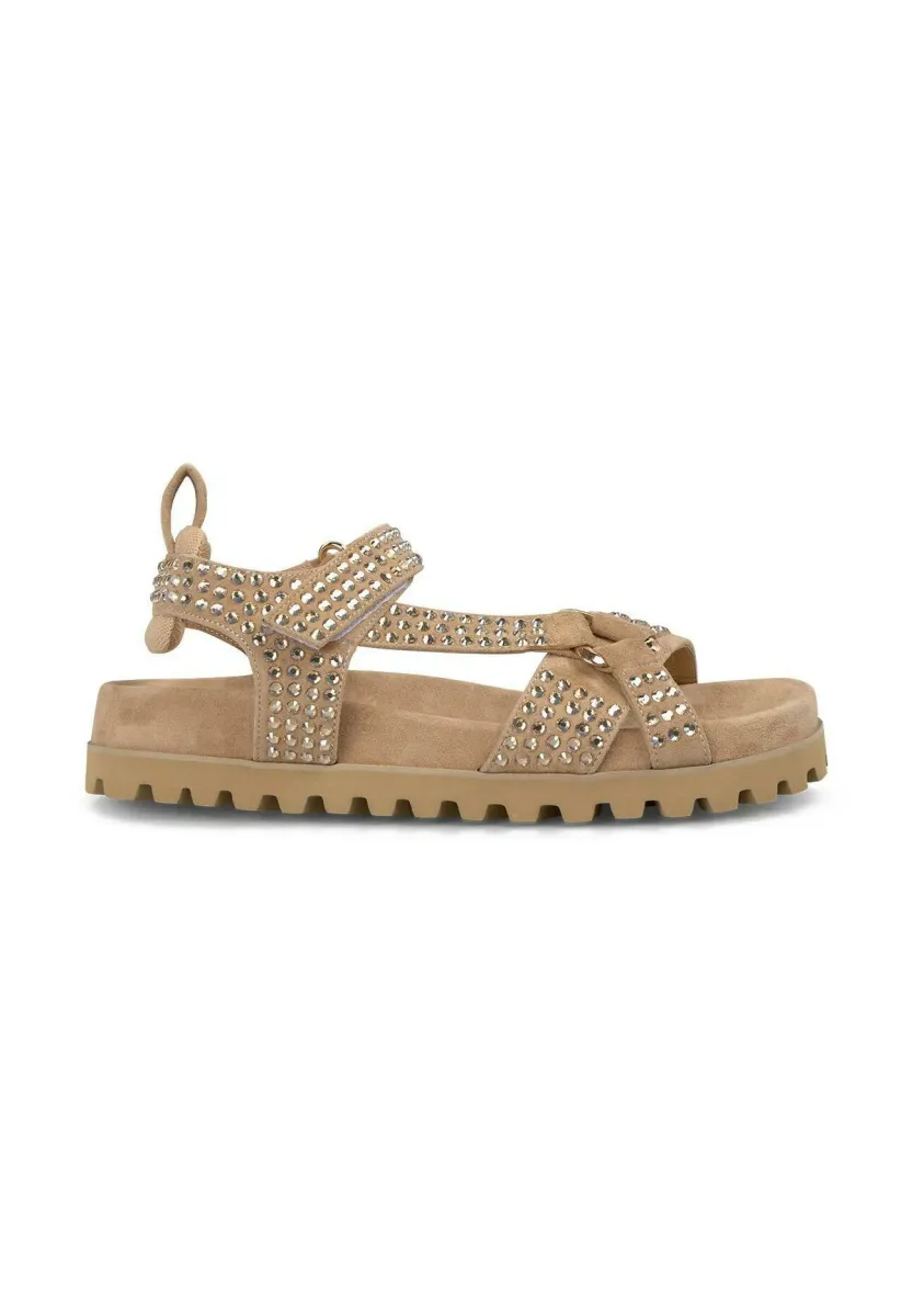 Riemensandalette - marrón claro