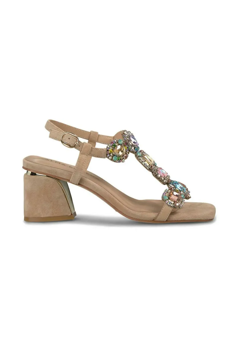 Riemensandalette - marrón claro