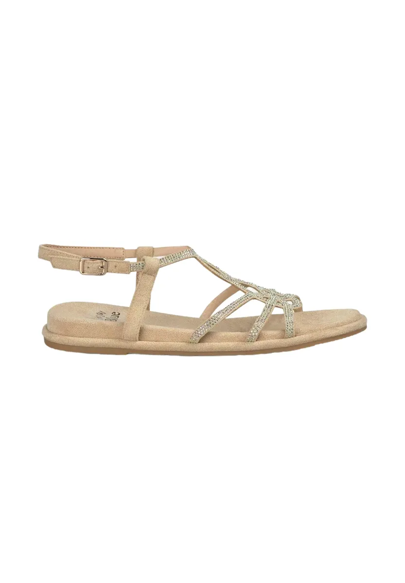 Riemensandalette - marrón claro