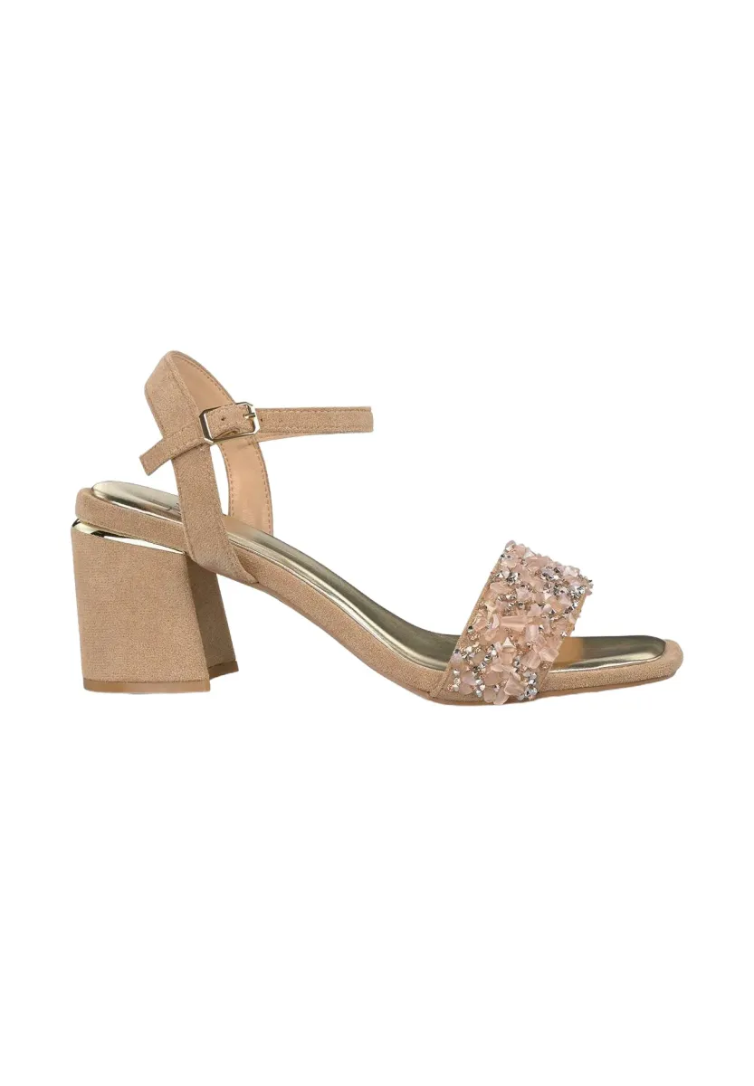 Riemensandalette - marrón claro