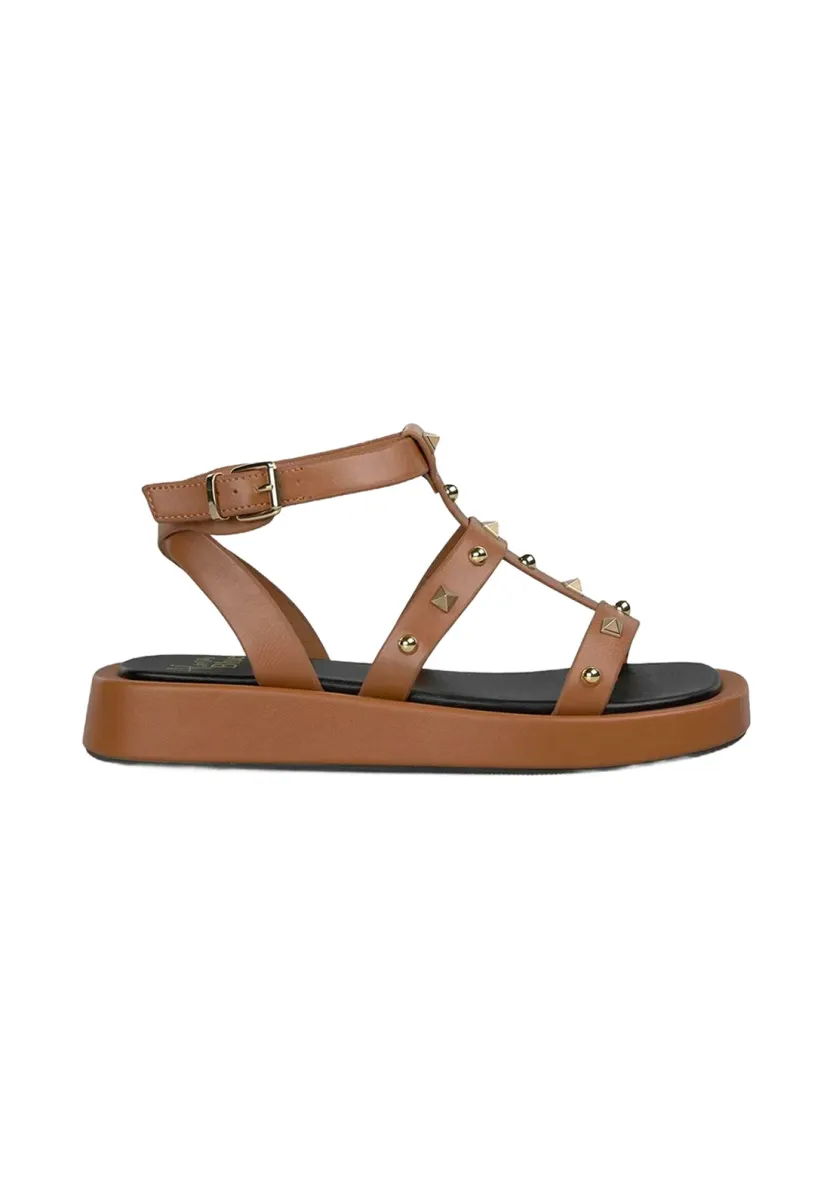 Riemensandalette - marrón