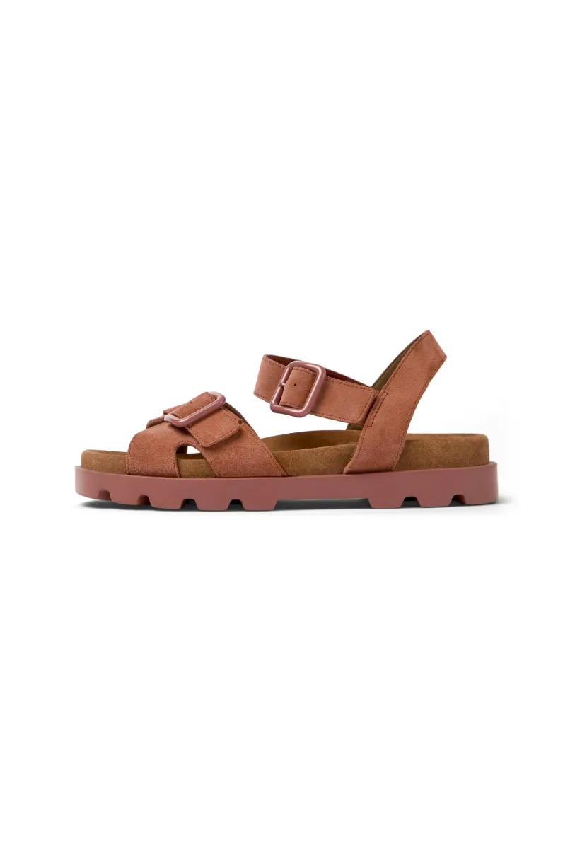 Riemensandalette - mittelrot