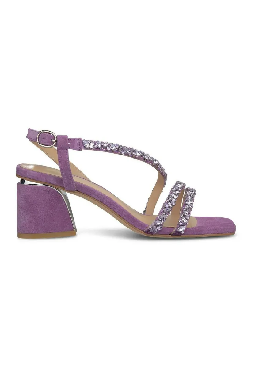 Riemensandalette - morado