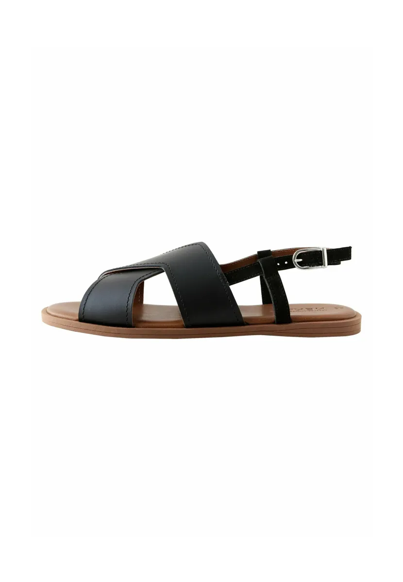 Riemensandalette - mottled black