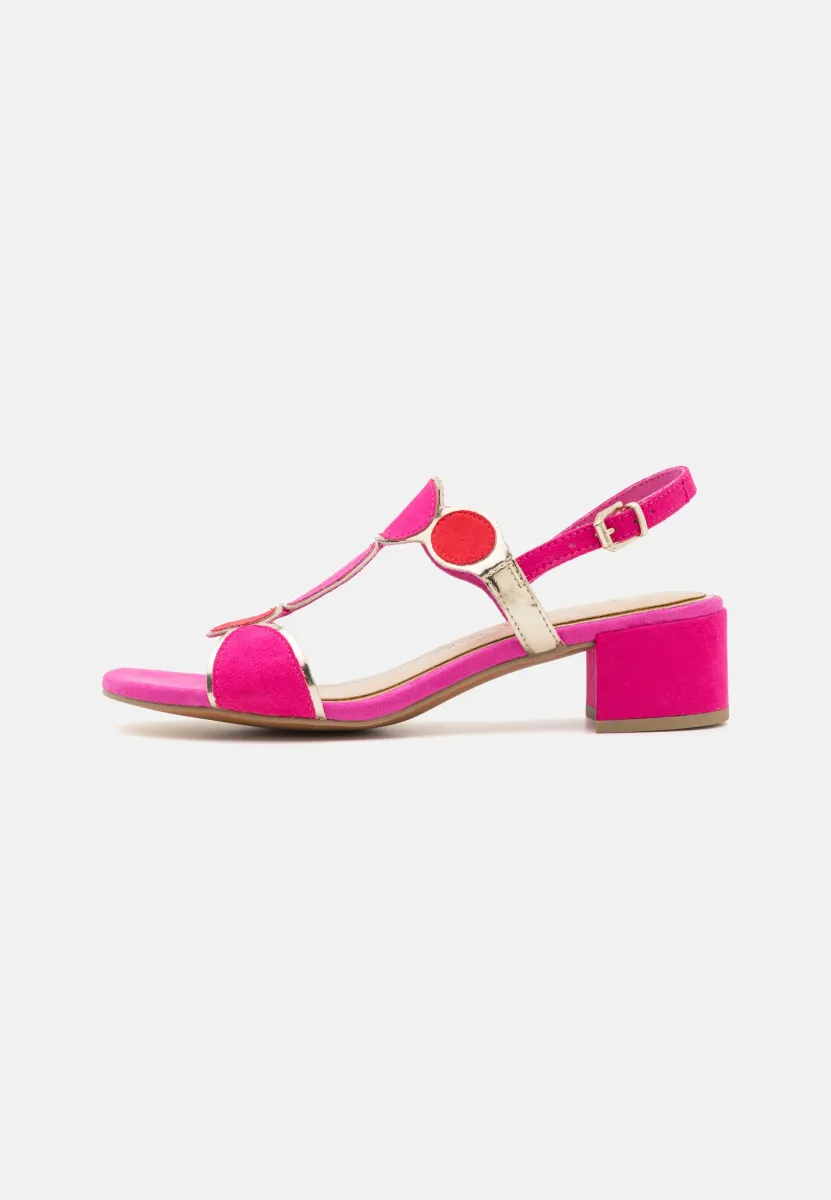 Riemensandalette - pink