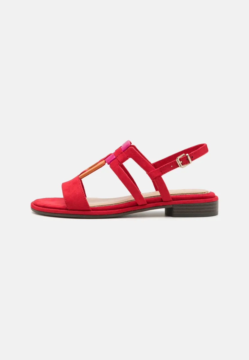 Riemensandalette - red