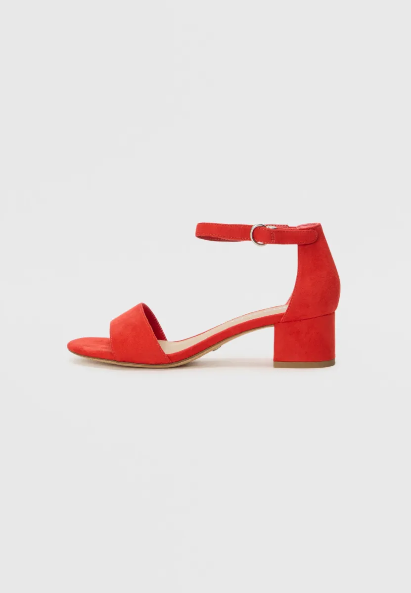 Riemensandalette - red
