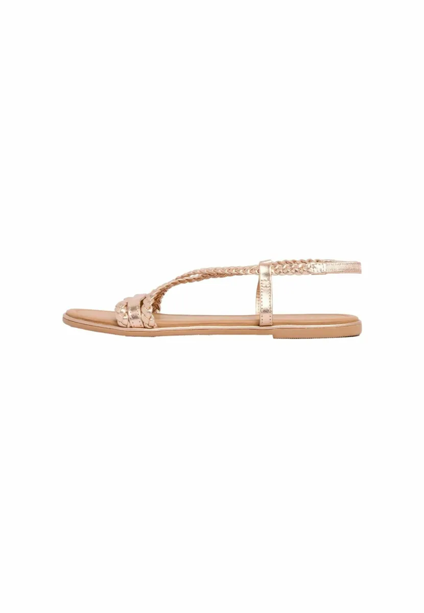 Riemensandalette - rose gold