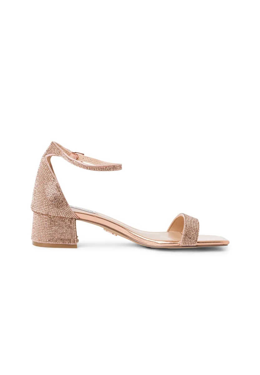 Riemensandalette - roségold