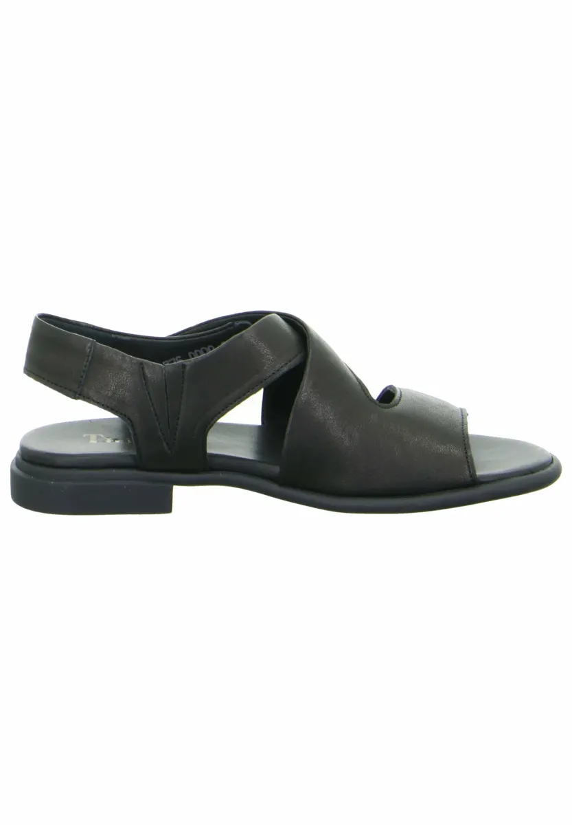 Riemensandalette - schwarz
