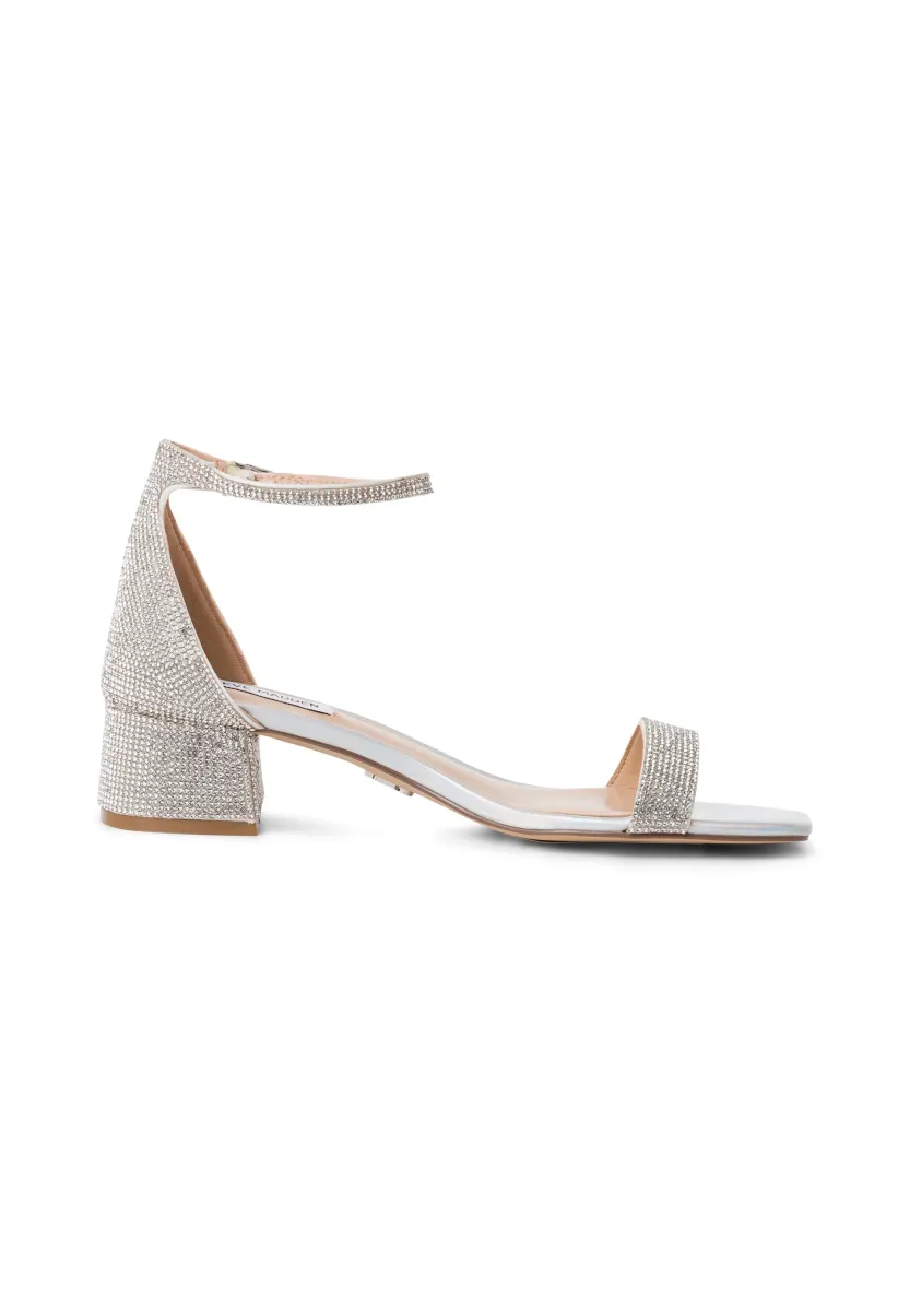 Riemensandalette - silber